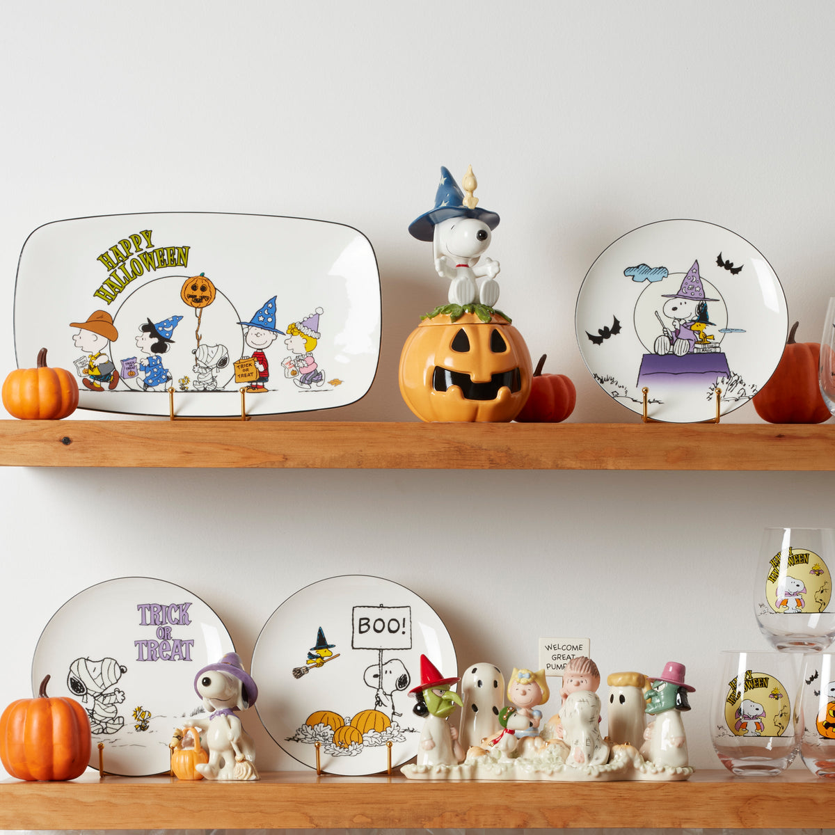 The Great Pumpkin Accent Plates, Set of 4
