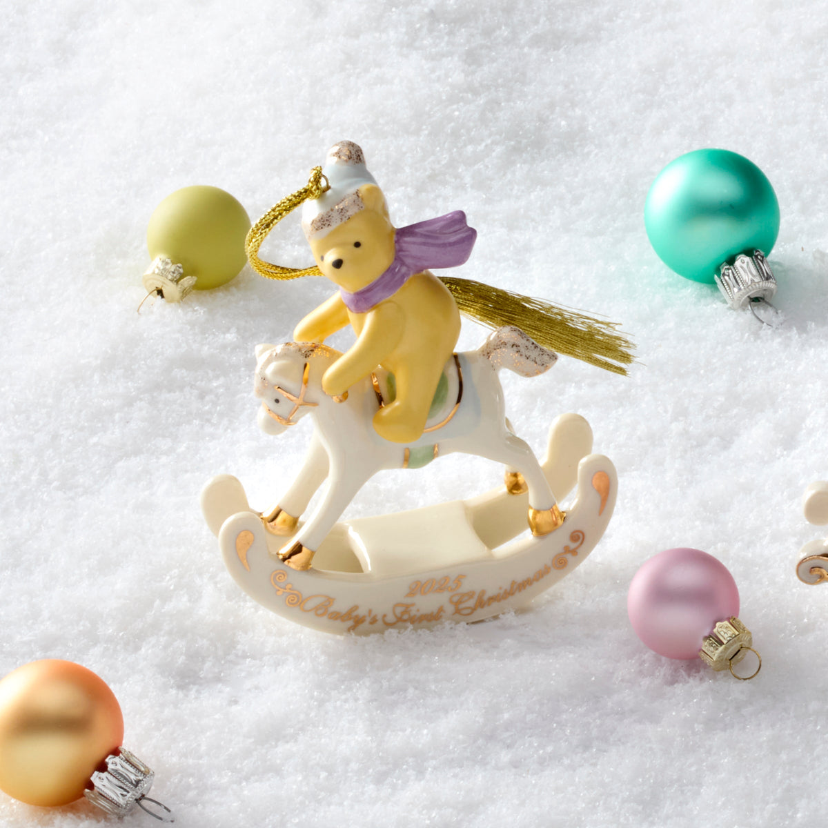 2025 Winnie The Pooh Baby's 1st Christmas Ornament