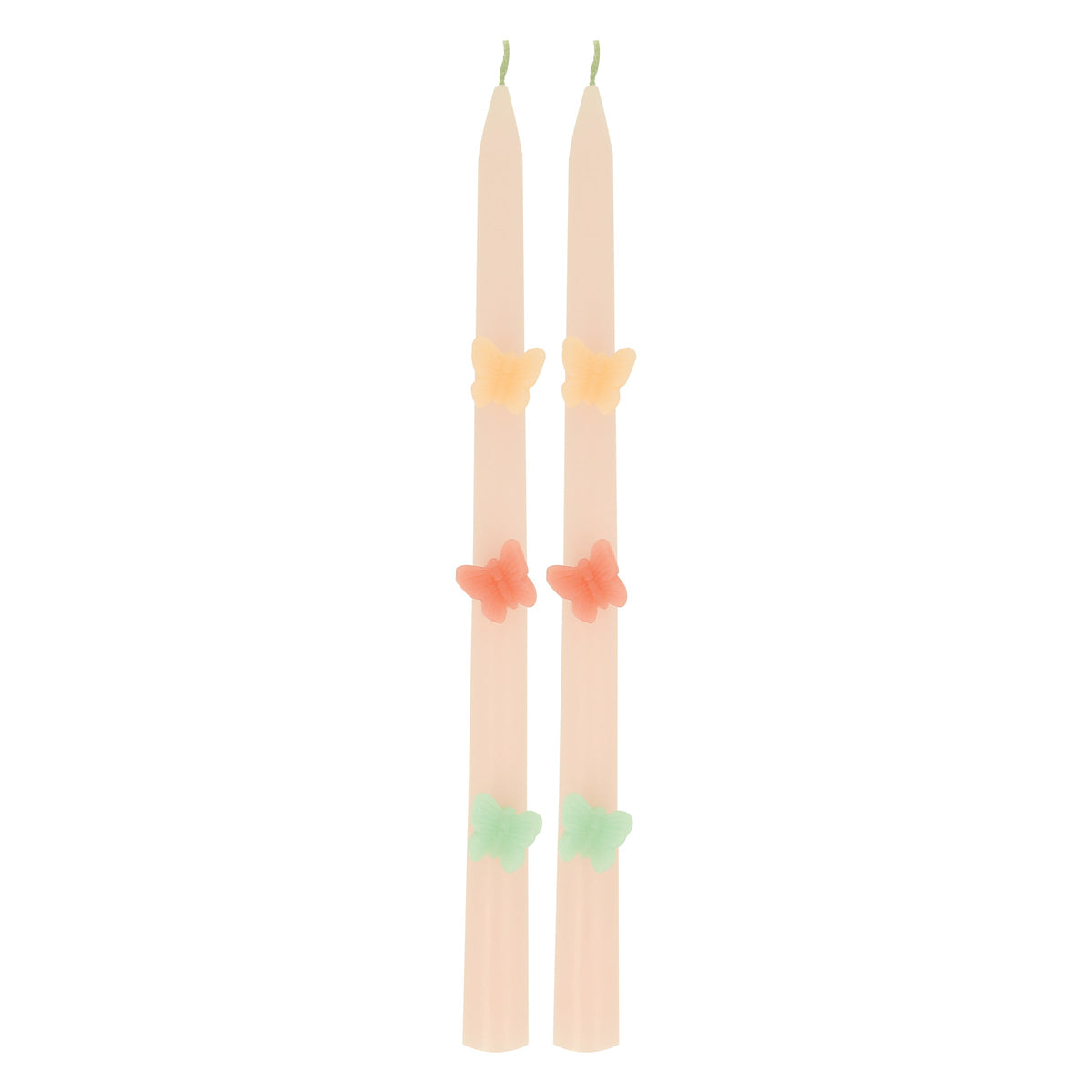 Butterfly Taper Candles, Set of 2