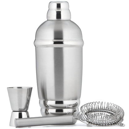 Tuscany Classics Stainless Steel Cocktail Shaker & Strainer Set