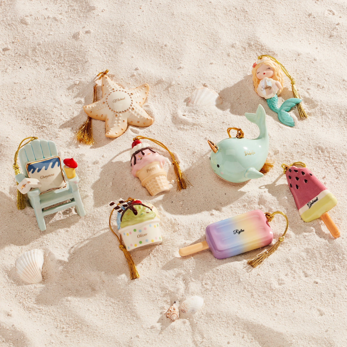 Personalized Mermaid Ornament