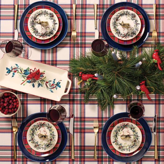 Winter Greetings 12-Piece Dinnerware Set