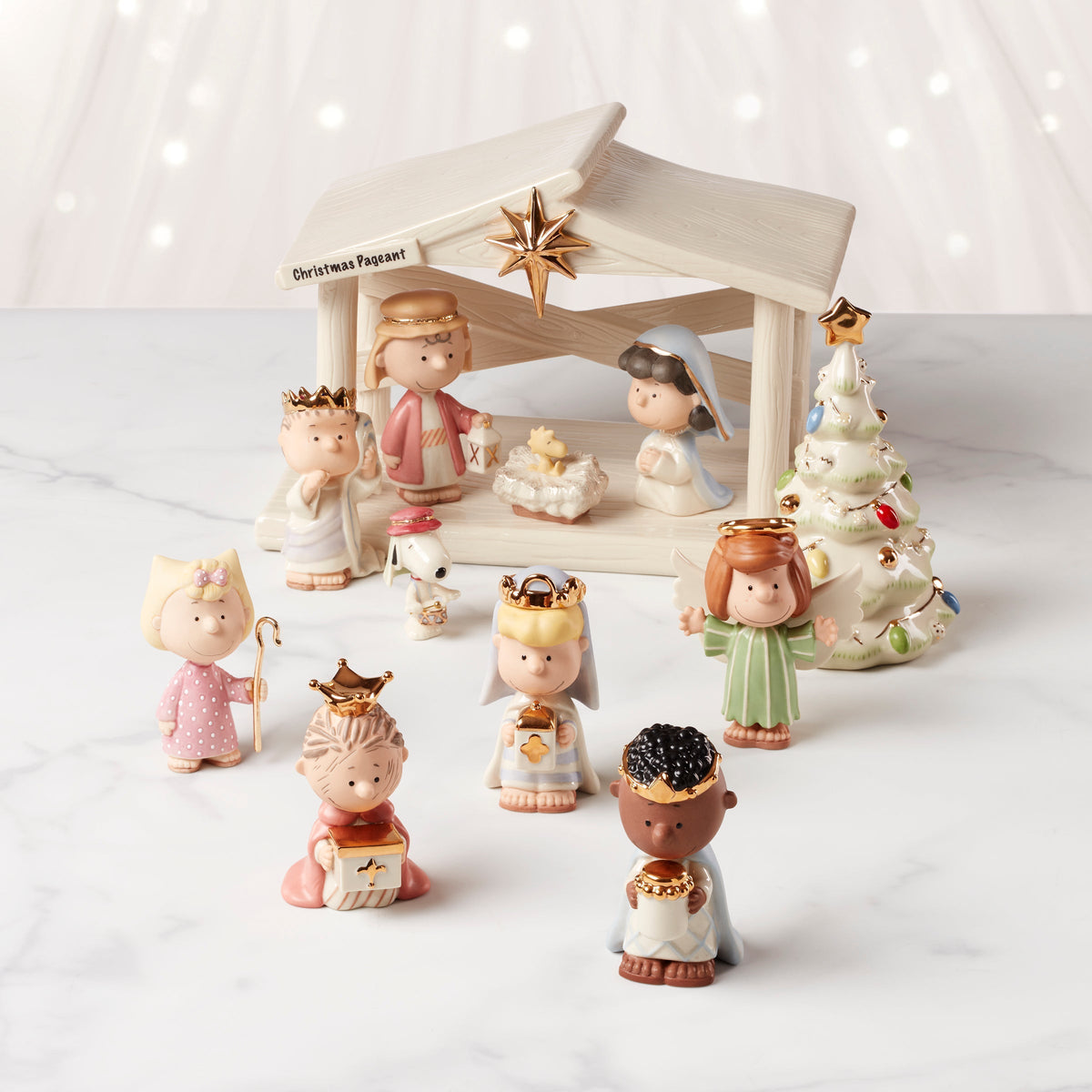 Peanuts Christmas Pageant Peppermint Patty Angel Figurine