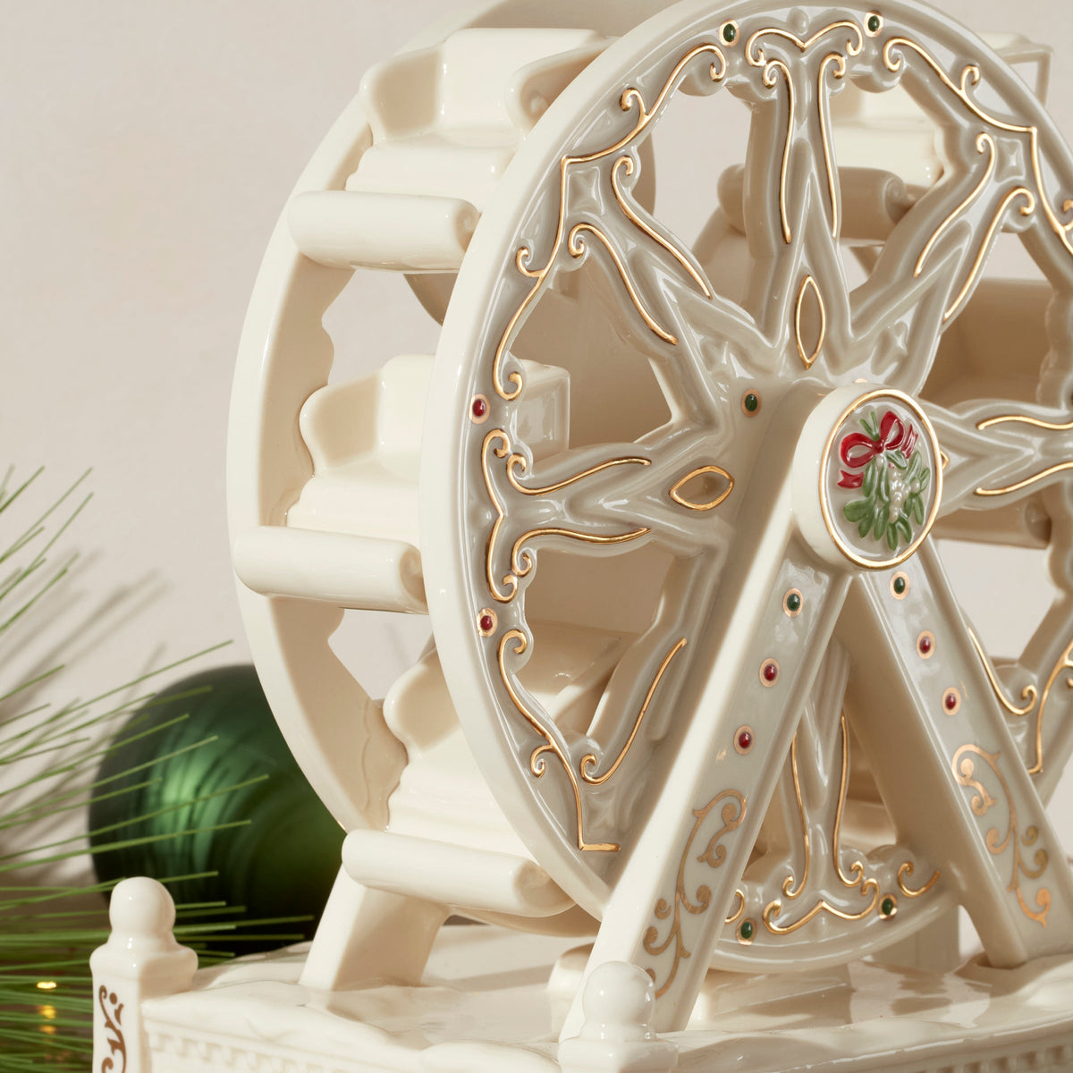 Mistletoe Park Ferris Wheel Figurine