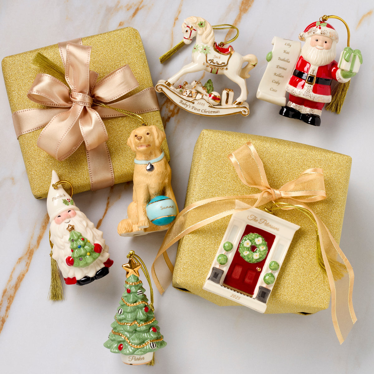 Personalized Golden Retriever Ornament