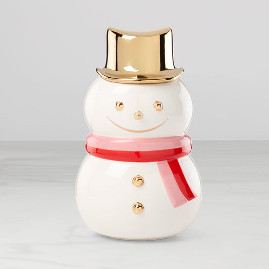 Be Jolly Snowman Cookie Jar