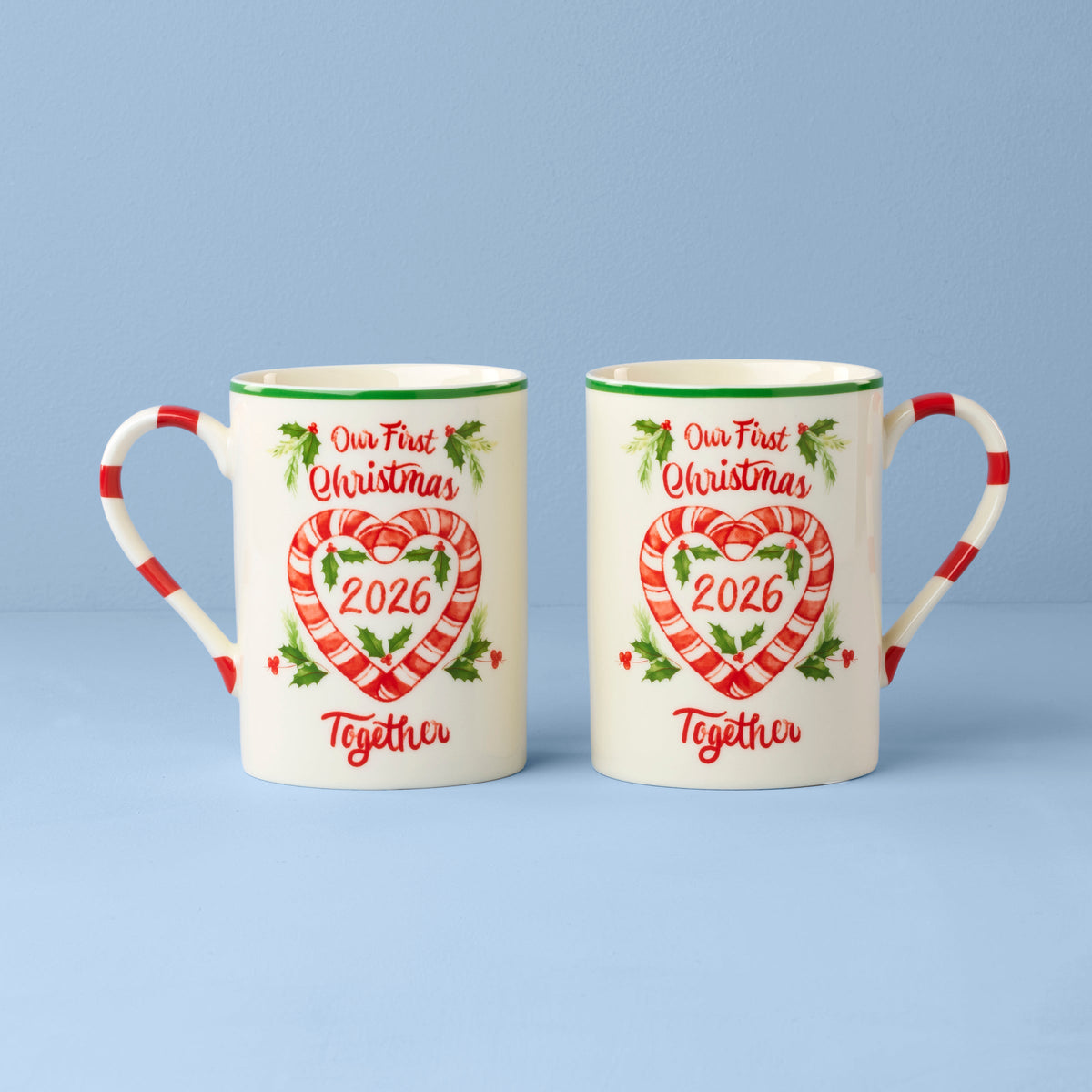 Holiday Our First Christmas Together 2-Piece Mug Set