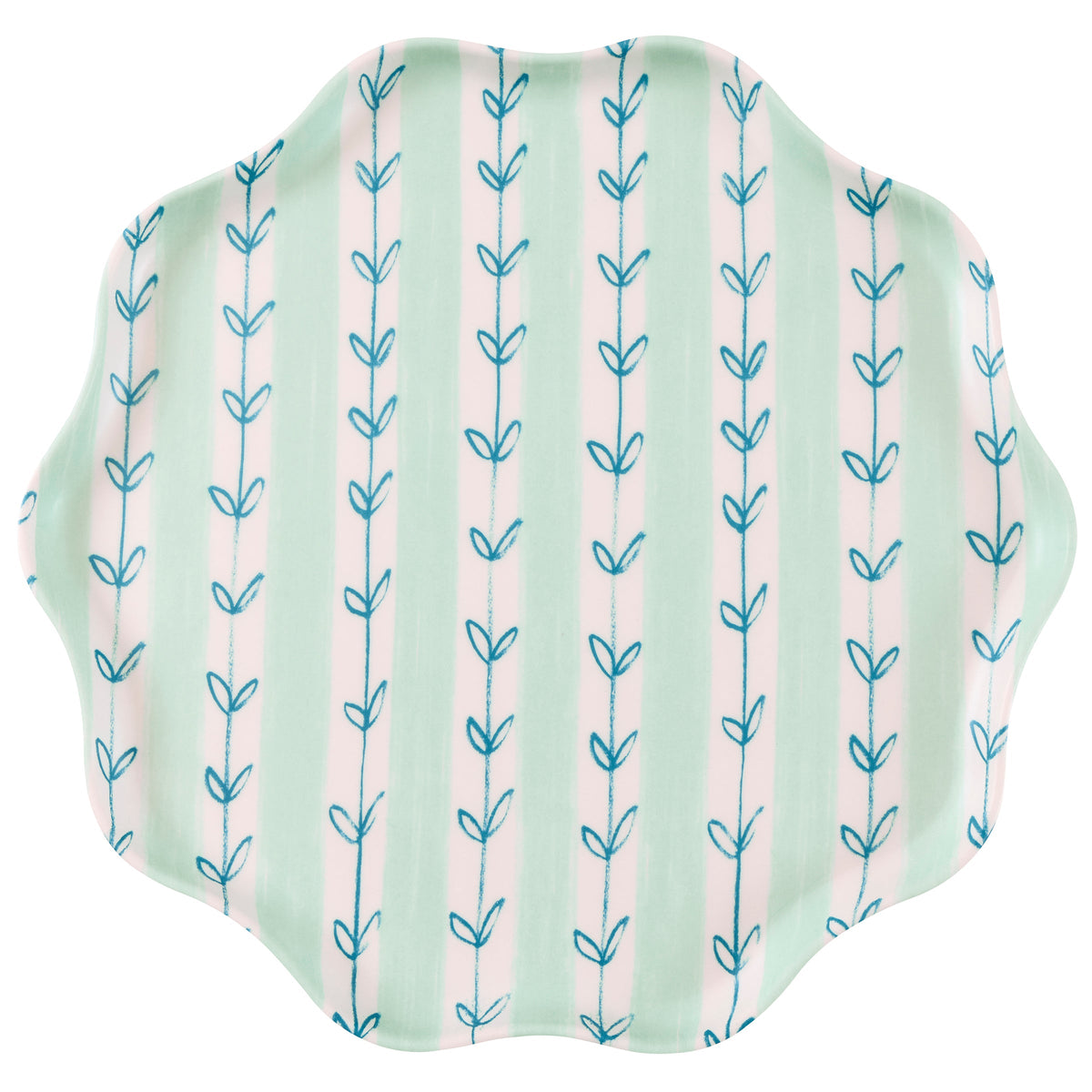 Flora Reusable Large Plates, Set of 6