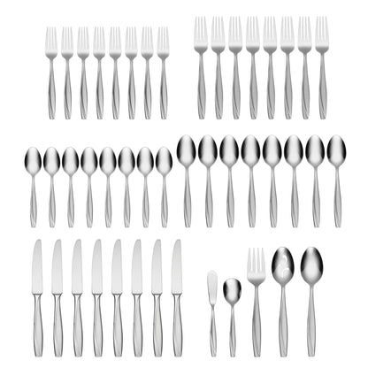 Cleo 45-Piece Flatware Set