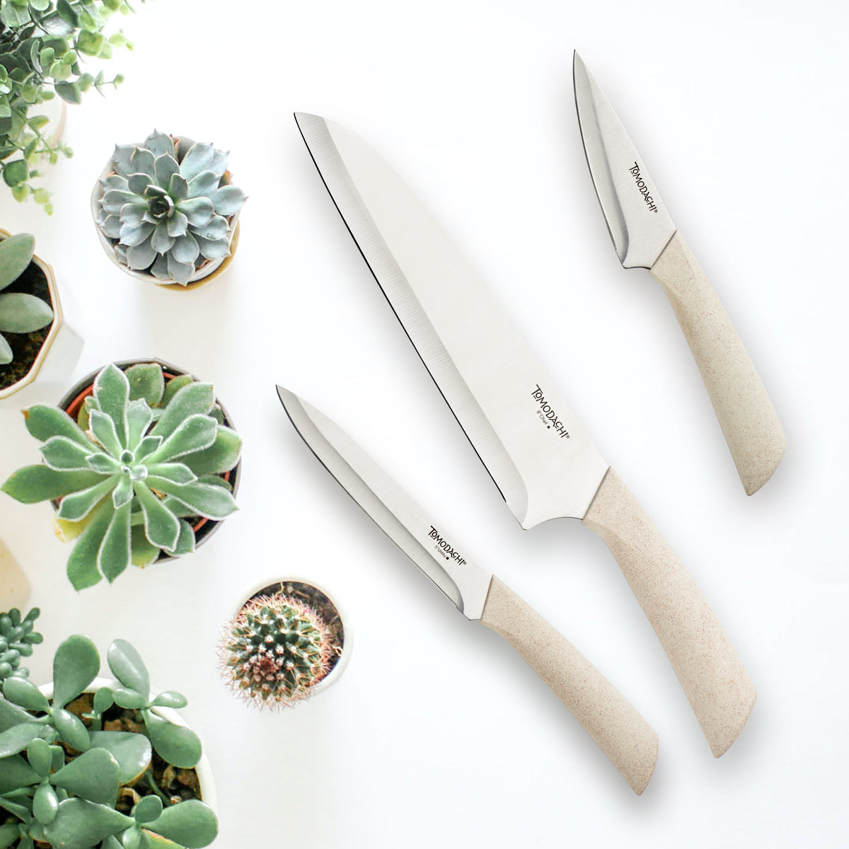 Harvest 3-Piece Cutlery Set with Blade Guards