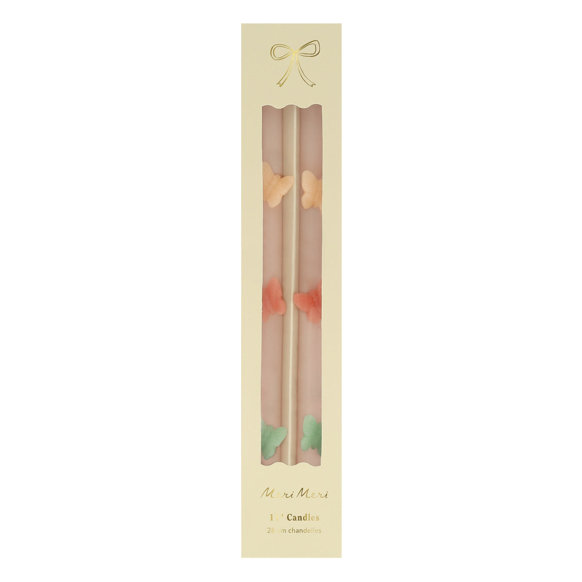 Butterfly Taper Candles, Set of 2