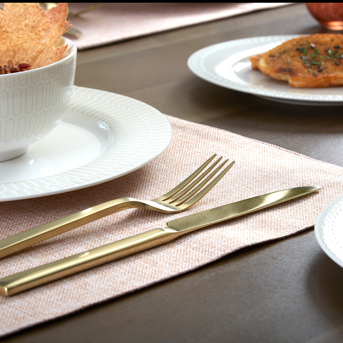 Chefs Table Champagne 20 Piece Flatware Set